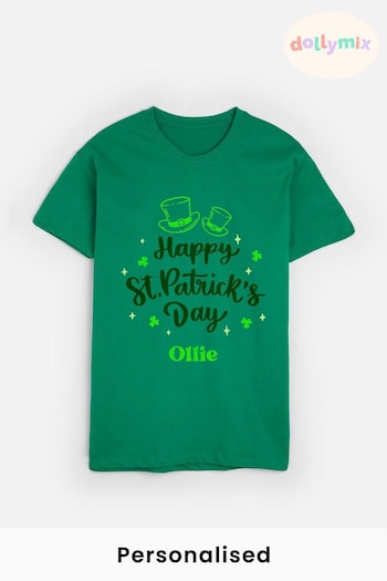 Personalised Women's St Patrick T-Shirt by Dollymix (K68610) | £17