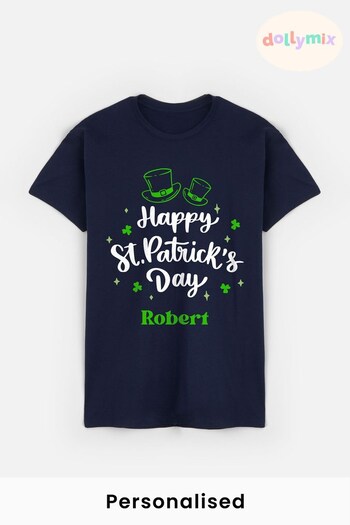 Personalised Men's St Patrick T-Shirt by Dollymix (K68613) | £17
