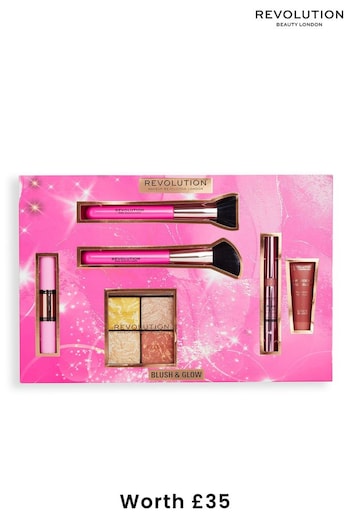 Revolution Blush & Glow Makeup Gift Set (Worth Over £35.50) (K68623) | £25