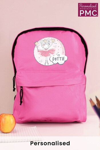 Personalised Fairy Pink Backpack by PMC (K68655) | £19