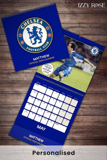 Personalised Chelsea 2024 Calendar by Izzy Rose (K68677) | £17.99