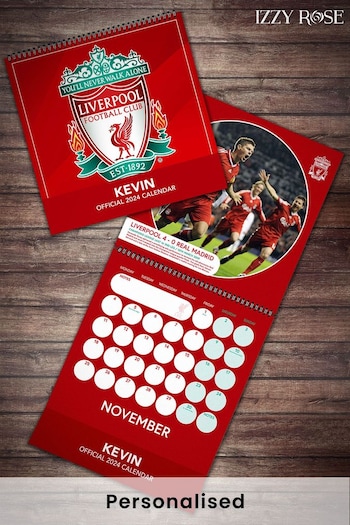 Personalised Liverpool 2024 Calendar by Izzy Rose (K68680) | £17.99