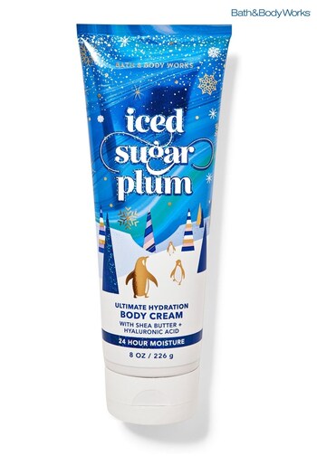 Bath & Body Works Iced Sugar Plum Ultimate Hydration Body Cream 8 oz / 226 g (K68756) | £18