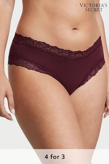Victoria's Secret Kir Red Posey Lace Waist Cheeky Knickers (K68793) | £9