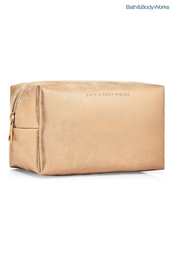 Bath & Body Works Gold Glitter Cosmetic Bag (K69070) | £15