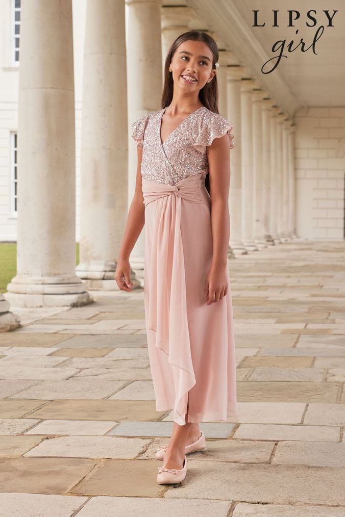Lipsy blush pink best sale dress