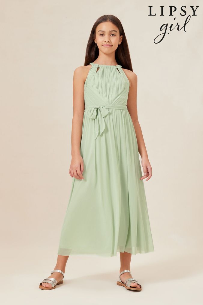 Light green flower girl dresses online