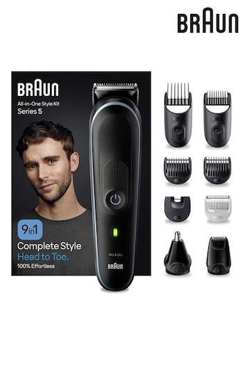 Braun All In One Style Kit Series 5 9 in 1 Kit For Beard, Hair and More (K69362) | £67.50
