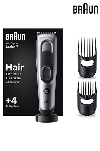 Braun Hair Clipper Series 7 HC7390, Hair Clippers For Men With 17 Length Settings (K69363) | £67.50