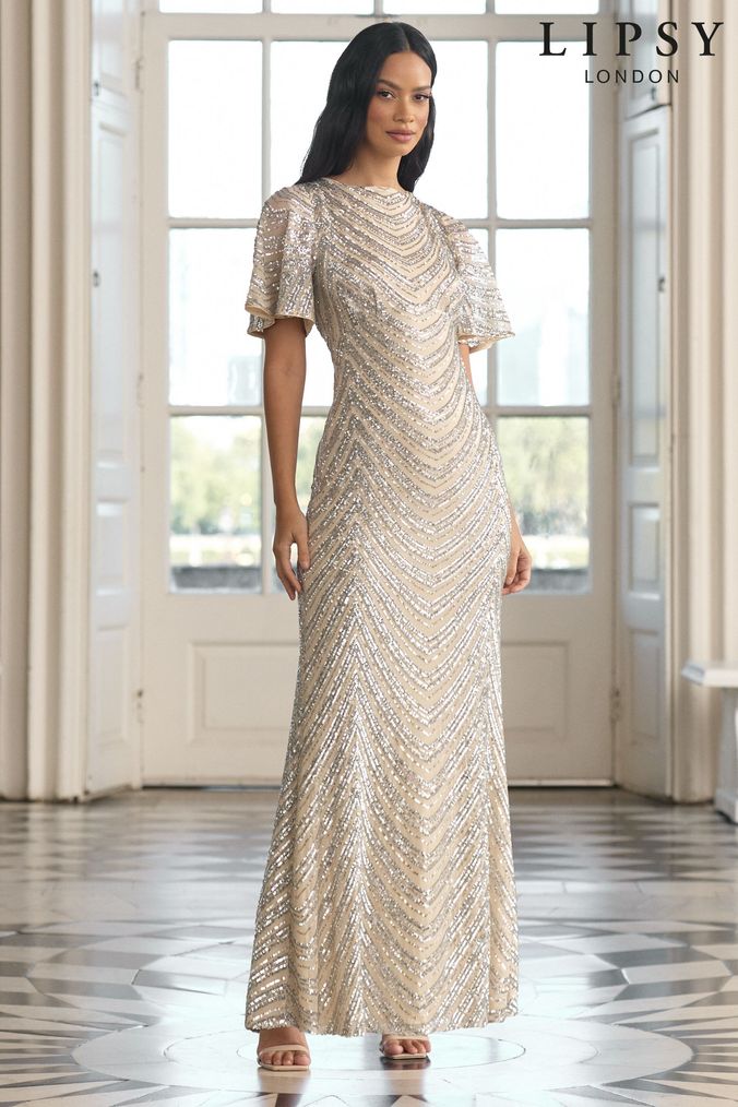 Next gold sequin dress outlet