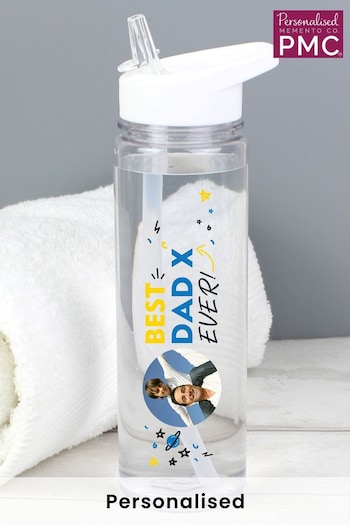 Personalised Best Ever Photo Upload Water Bottle by PMC (K69948) | £15