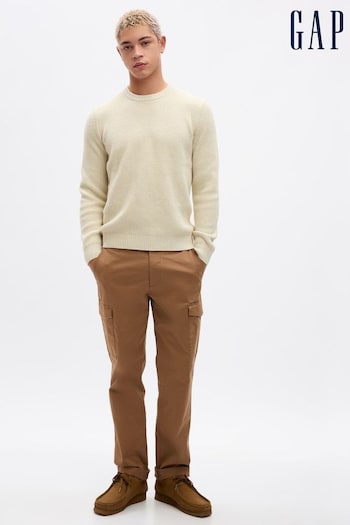 Gap Brown Cargo Slim Fit Fleece Trousers (K70003) | £50