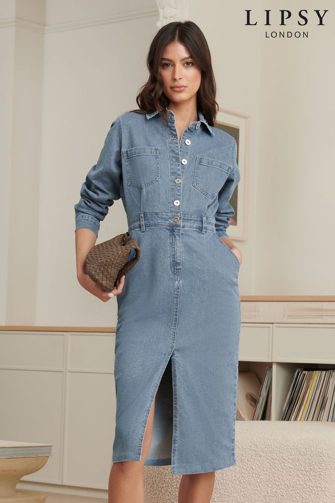 Lipsy midi sale shirt dress