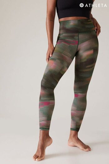 Athleta Green Salutation Stash Leggings (K70177) | £100