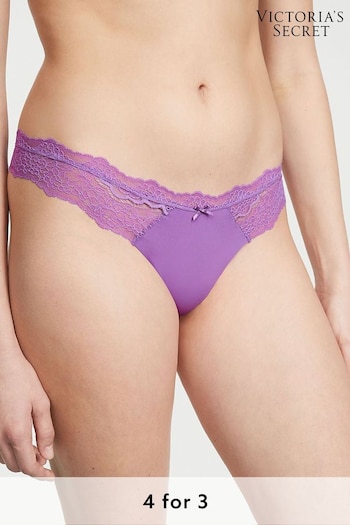 Victoria's Secret Purple Tease Thong Knickers (K70200) | £14