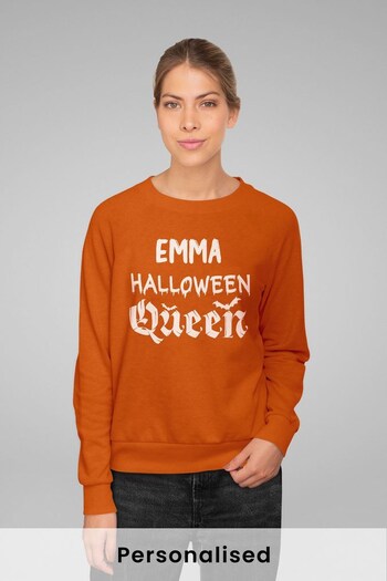 Personalised Queen of Halloween Women's Sweatshirt by Forever After (K70344) | £32