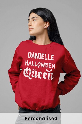 Personalised Queen of Halloween Women's Sweatshirt by Forever After (K70346) | £32