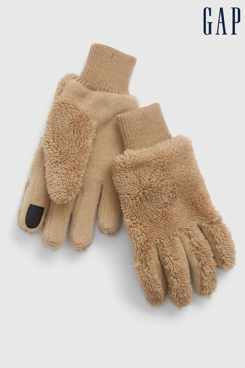 Gap Brown Sherpa Gloves (K70411) | £12