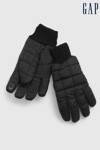Gap Black Puffer Gloves (K70413) | £20