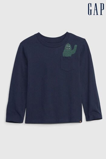 Gap Blue Organic Cotton Mix and Match Graphic T-Shirt (K70444) | £8