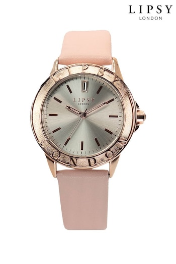 Lipsy Pink Rivalryed Watch (K70461) | £35