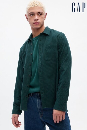 Gap Green Long Sleeve Shirt in Standard Fit (K70513) | £40