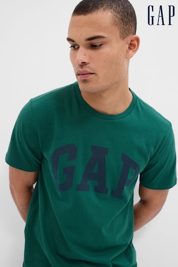 Gap Green Logo Short Sleeve Crew Neck T-Shirt (K70516) | £14