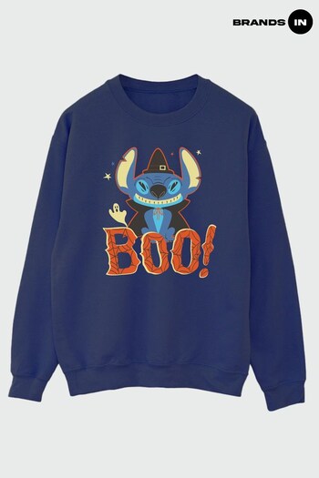Brands In Navy Lilo & Stitch Boo Women Navy Sweatshirt (K70581) | £36