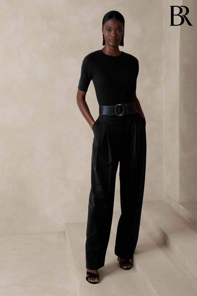 Banana republic high low hem top store