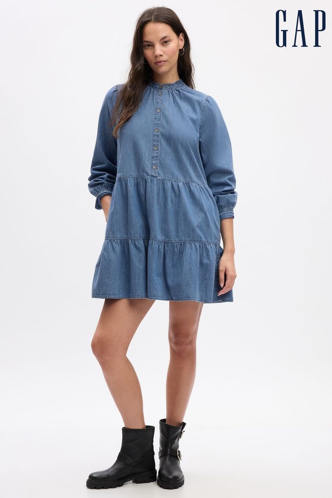 Buy Women s Gap Denim Dresses Online Next UK