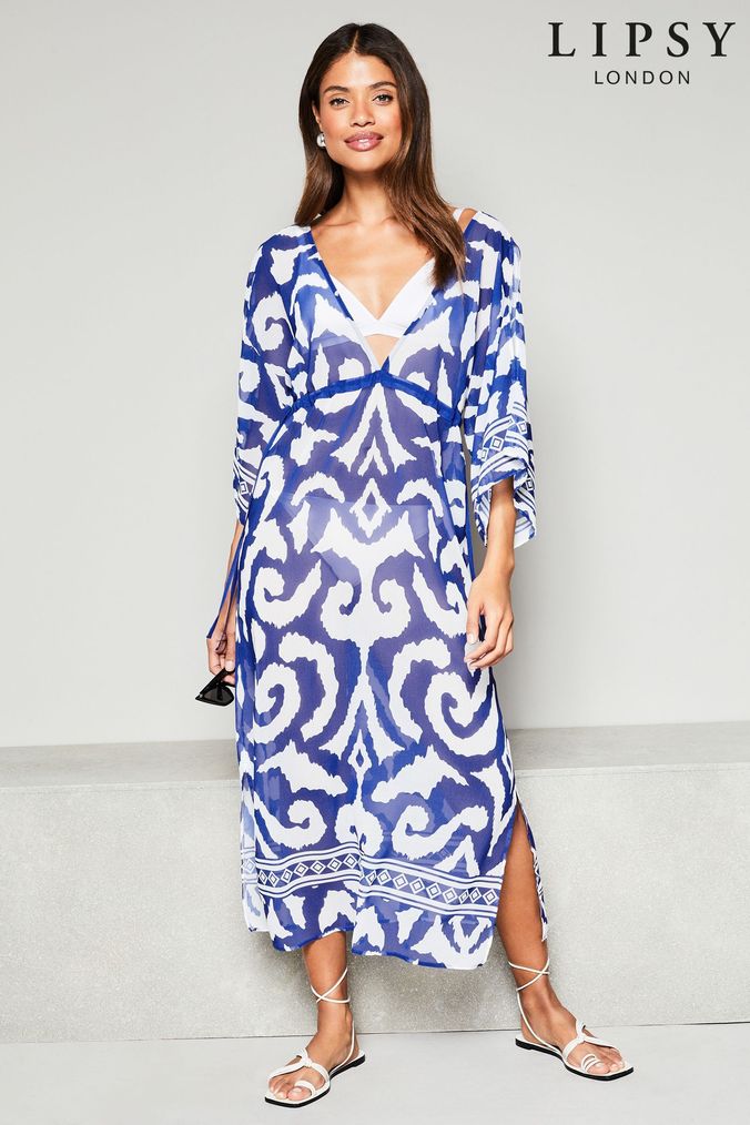 Buy Women s Kaftan Petite Swimwear Online Next UK