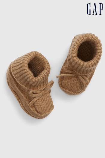 Gap Brown CashSoft Knit Booties (K70852) | £15