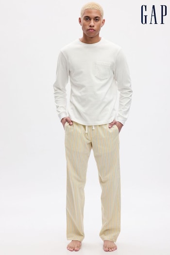 Gap Yellow Soft Stripe Pyjama Bottoms (K70893) | £30