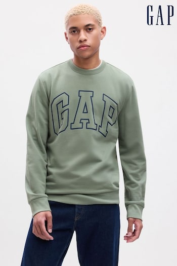 Gap Green Logo Crew Neck Sweatshirt (K70894) | £20