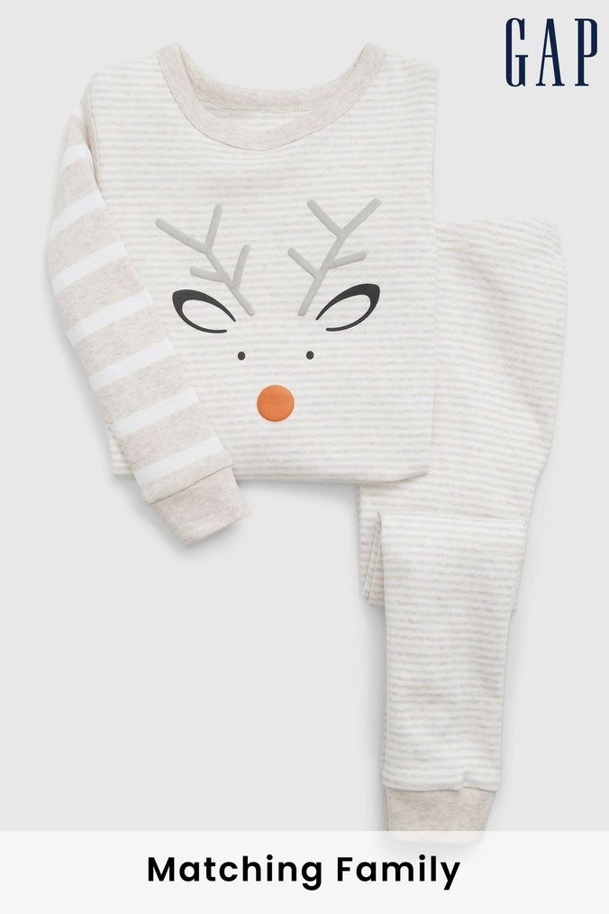 Gap reindeer pajamas store