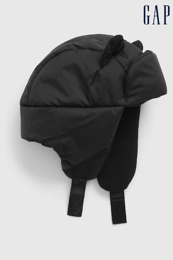 Gap Black Puffer Trapper Hat (K70996) | £18