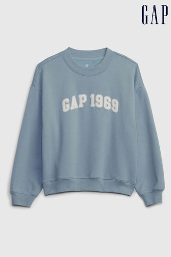 Gap Blue 1969 Arch Logo Sweatshirt (K71039) | £25