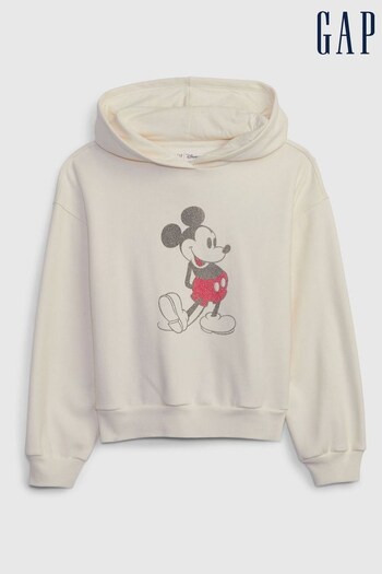 Gap White Disney Mickey Mouse Hoodie (K71056) | £25