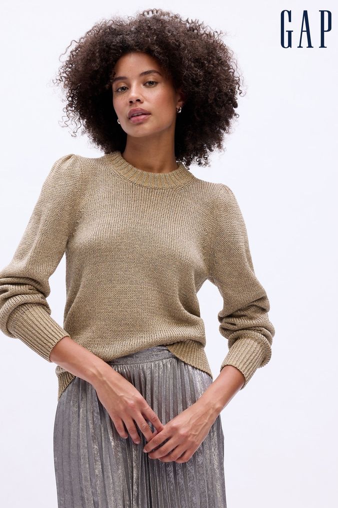 Women s Gold Jumpers Women s Curve Jumpers Next Official Site
