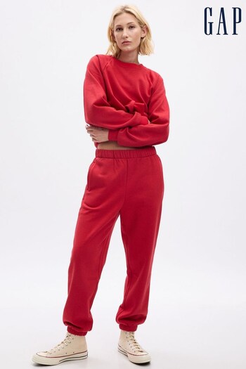 Gap Red Cuffed High Waisted Oversize Joggers (K71134) | £35
