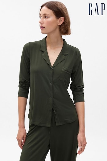 Gap Green Truesleep Long Sleeve Pyjama Top (K71157) | £30