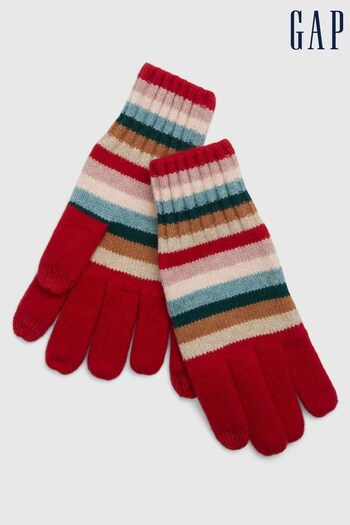 Gap Pink/Red CashSoft Gloves (K71205) | £20