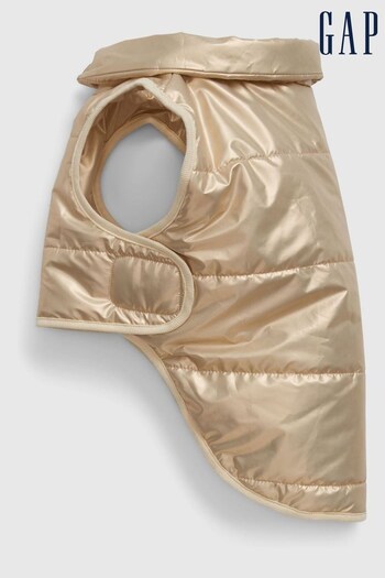 Gap Gold Pet Metallic Puffer Vest (K71212) | £35