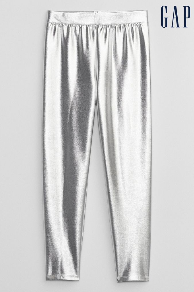 Silver leggings deals online