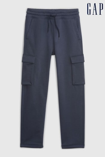 Gap Blue Cargo Fleece Trousers (4-13yrs) (K71334) | £25