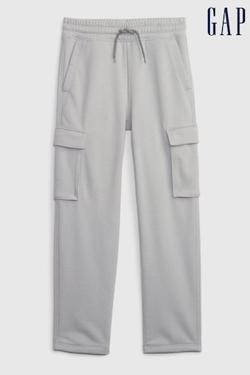 Gap Grey Cargo Fleece Trousers mock-neck (4-13yrs) (K71343) | £25