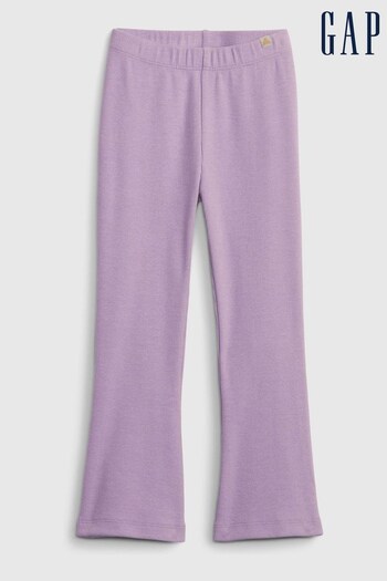 Gap Purple Organic Cotton Flare Leggings (K71482) | £6