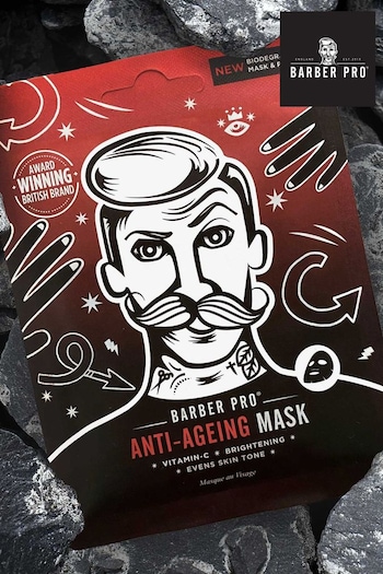 BARBER PRO Anti-Ageing Vitamin C Sheet Mask (K71502) | £5