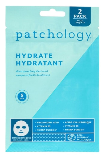 Patchology Hydrate Sheet 400ml Mask 2 Pack (K71513) | £10