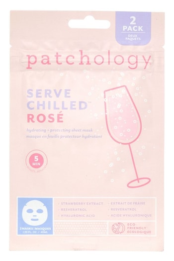Patchology Serve Chilled Rosé Sheet Mask 2 Pack (K71520) | £10